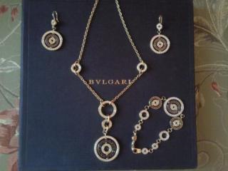 Золотой комплект BVLGARI за ПОЛ ЦЕНЫ