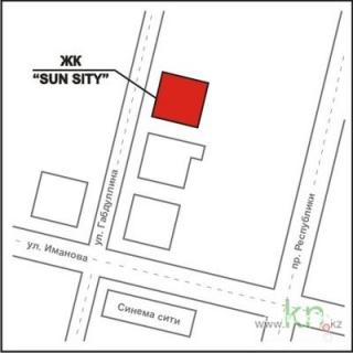 3-х комн. квартира в ЖК 'Сан Сити' (SUN CITY)