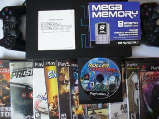 SonyPlaystation-2 c играми 2009 году купил 16 дисков c играми всего за 14500